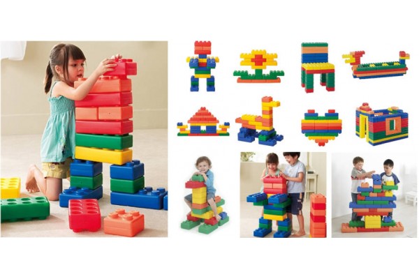 45pc Jumbo Lego Blocks